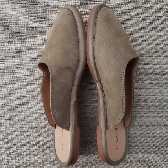 Lucky Brand Fossilzed Arvy slides - Picture 6 of 16